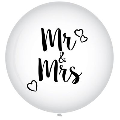 Ballon Mr & Mrs (Ø90cm)