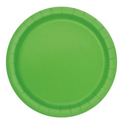 Borden lime green (Ø23cm, 8st)