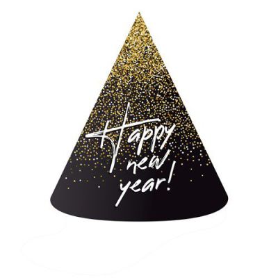 Chapeau de fête ’Happy new year’ (6pcs)