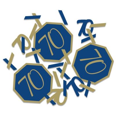 Confetti navy&gold ’70’ (14g)