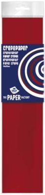 Crepe papier bordeaux (250x50cm)