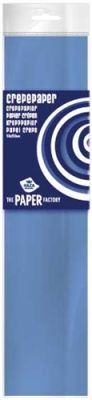 Crepe papier middenblauw (250x50cm)