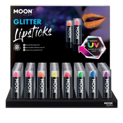 Lipstick glitter display (48 x 5gr, 8 kleuren)