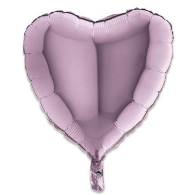 Folieballon hart lila (46cm)