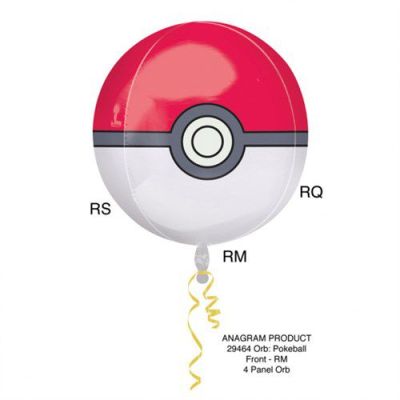Folieballon Pokébal Pokémon Orbz (40cm)
