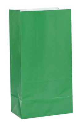 Papieren zakjes green (12st)