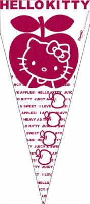 Partybags puntzak Hello Kitty Apple 6 stuks