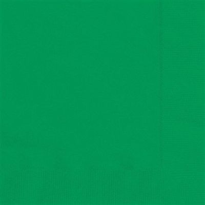 Servetten emerald green (33cm,20st)