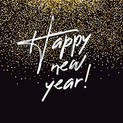 Servetten ’Happy new year’ (25cm, 20st)