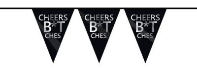 Vlaggenlijn ’Cheers b*tches’ (6m)