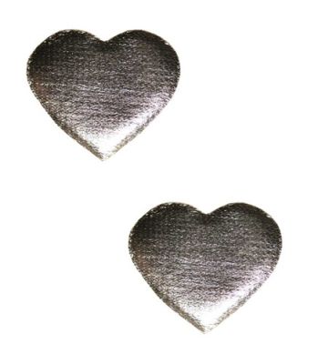 Decoratie hartje zilver, zelfklevend (100st)