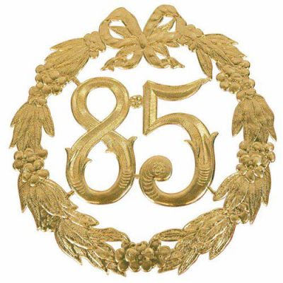 Chiffre anniversaire ’85’ (24cm)
