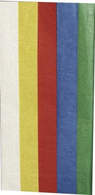Papier de soie assorti (50x70cm, 5 feuilles)