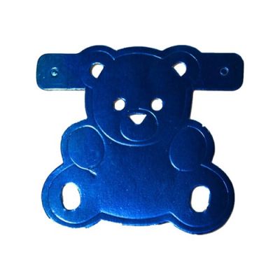 Bannière symbole ours bleu