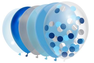 Ballons bleu ciel (Ø30cm, 10pcs)