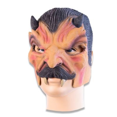 Diable demi-masque avec moustache Diable demi-masque avec moustache
