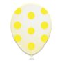 Ballons à pois jaunes (Ø30cm, 6pcs) Ballons à pois jaunes (Ø30cm, 6pcs)