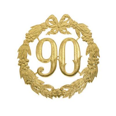 Anniversary number ’90’ (13cm)