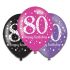 ballonnen 80 sparkling roze 28cm 6st