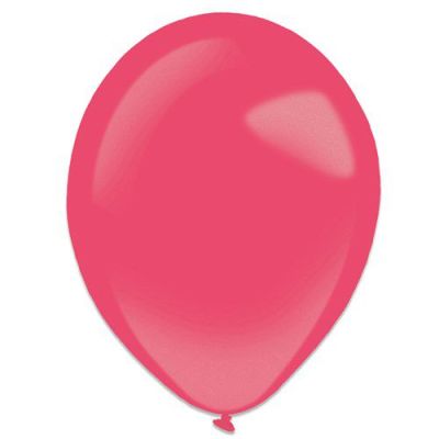 Ballonnen appelrood metallic (Ø35cm, 50st)