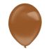 ballonnen chocolade bruin crystal 13cm 100st