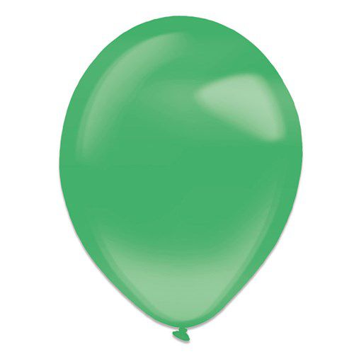 ballonnen festive groen crystal 13cm 100st