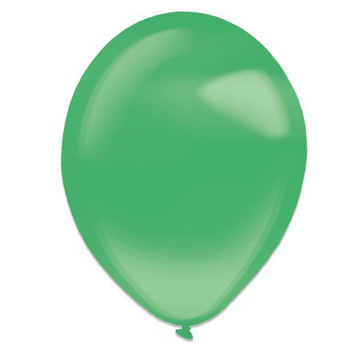 ballonnen festive groen crystal 28cm 50st
