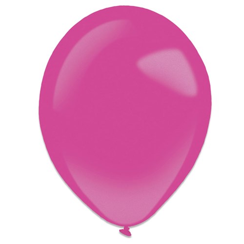 ballonnen hot pink metallic 28 50st