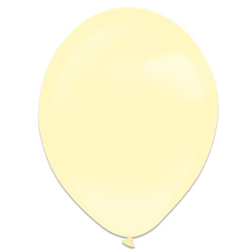 ballonnen licht geel pearl 35cm 50st