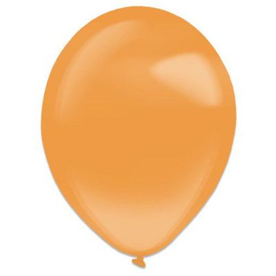 Ballonnen mandarijn crystal (Ø35cm,50st)