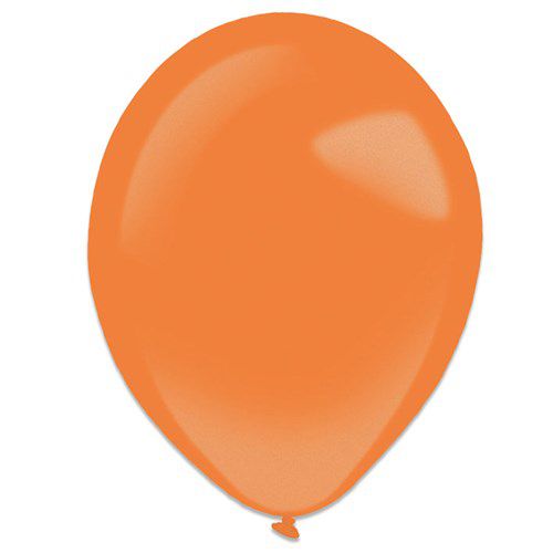 ballonnen mandarijn metallic 28cm50st
