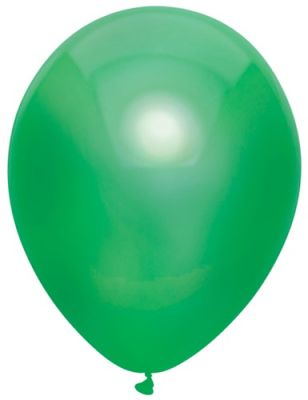 Ballons métalliques vert foncé (Ø30cm, 10pcs)