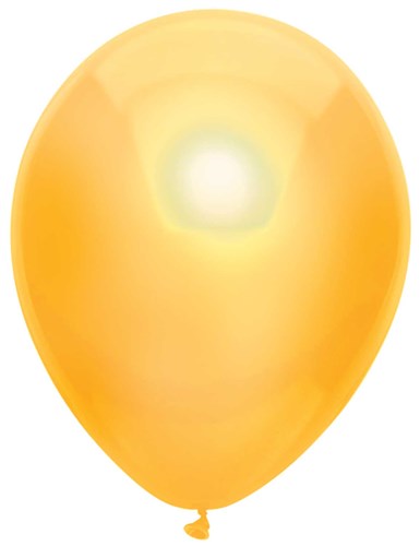 ballonnen metallic geel 30cm 100st