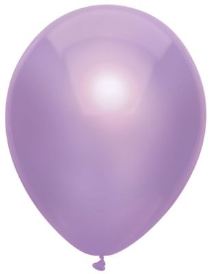 Ballonnen Metallic lila (Ø30cm, 10st)