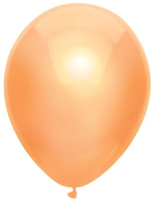 Ballonnen Metallic peach (Ø30cm, 10st)