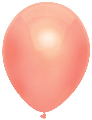 ballonnen metallic ros goud 30cm 50st