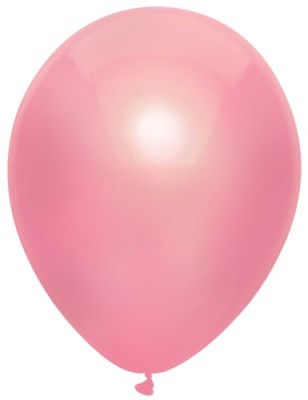 Ballons rose métallique (Ø30cm, 10pcs)