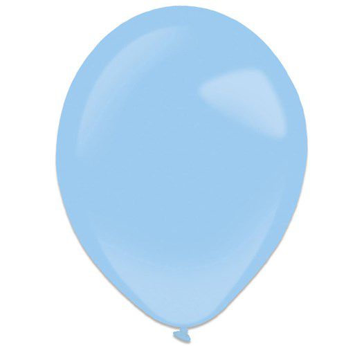 ballonnen pastel blauw 28cm 50st