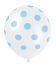 ballonnen dots powder blue 30cm 6st