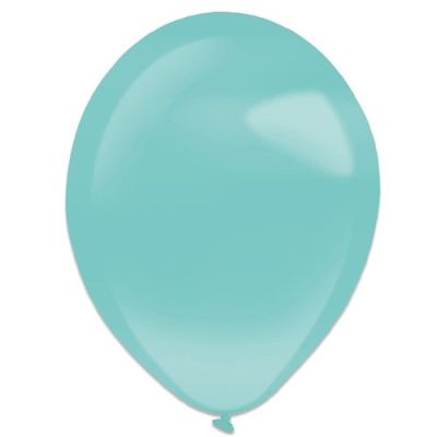 Ballonnen Robin egg blue pearl (Ø35cm, 50st)
