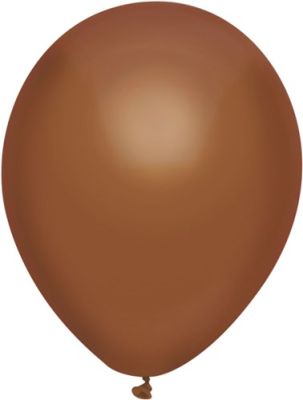 Ballonnen uni chocola (Ø30cm, 10st)