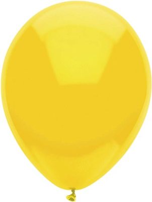 Ballonnen uni geel (Ø30cm, 10st)