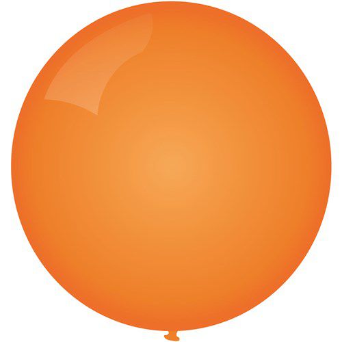 ballonnen uni oranje 91cm 6st