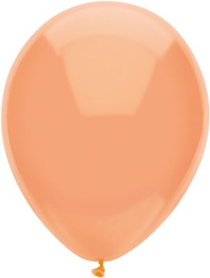 Ballonnen uni peach (Ø30cm, 10st)