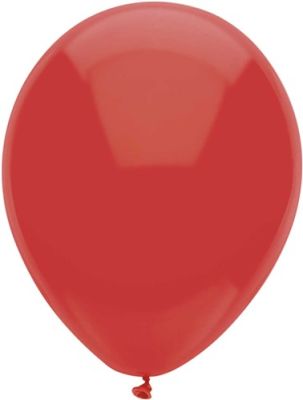 Ballonnen uni rood (Ø30cm, 10st)