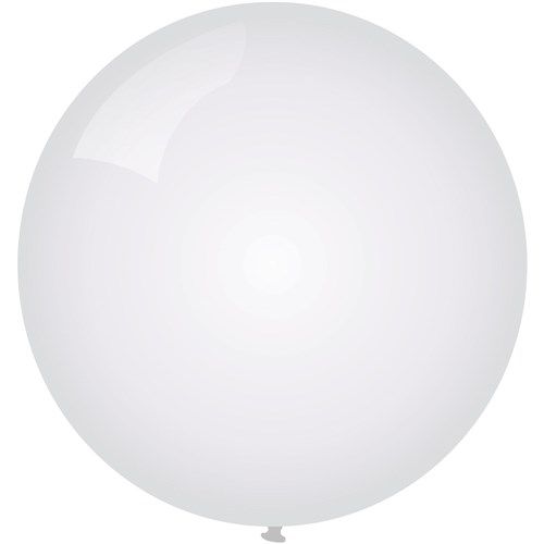 Ballonnen uni wit (Ø91cm, 6st)