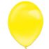 ballonnen zonnig geel crystal 28cm 50st