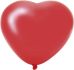 Ballons coeur rouge Ø30cm 50pcs