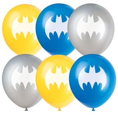 Balloons batman (Ø30cm, 8pcs)