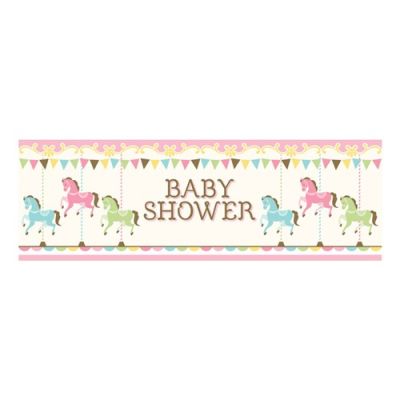 Banner carousel ’Baby shower’ (51x152cm) Banner carousel ’Baby shower’ (51x152cm)